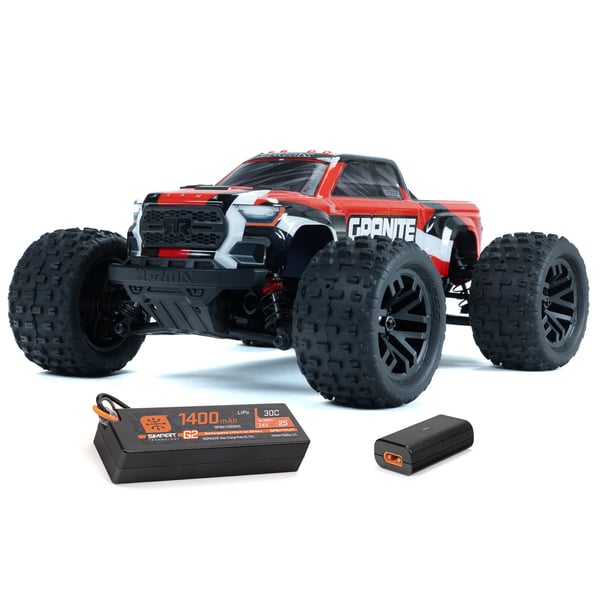 Miniatyrbild 1 av 17: ARRMA Granite Grom Mega 380 radiostyrd modell Monstertruck Elmotor 1:18