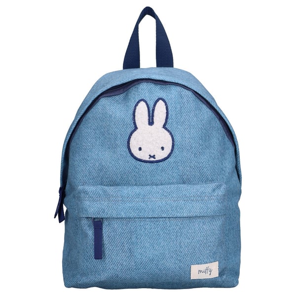 Miniatyrbillede 3 af 4: Vadobag Miffy Cute Happens rygsæk Skolerygsæk Blå Polyester