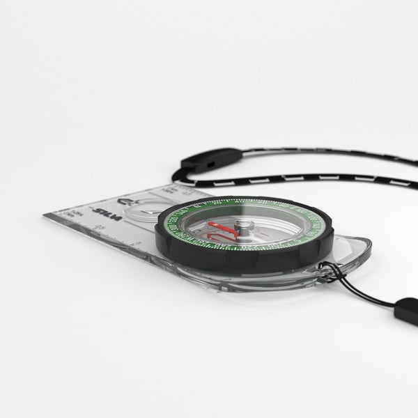 Miniatyrbild 2 av 10: Silva Schneider Ranger Magnetisk kompass för navigering Akryl, Termoplastisk uretan (TPU) Multifärg