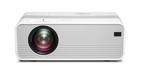 Miniatyrbild 1 av 10: Technaxx TX-127 Standard throw-projektor 2000 ANSI-lumen LCD 1080p (1920x1080) Silver, Vit