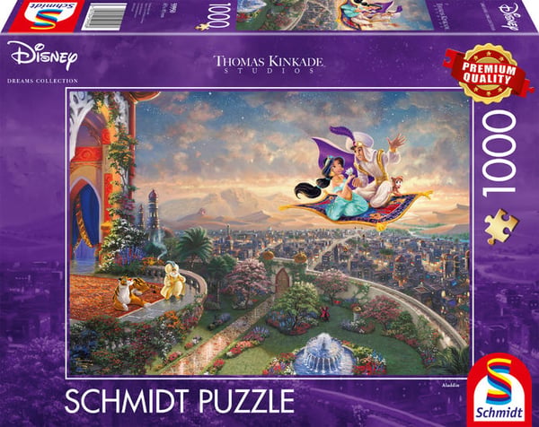 Schmidt Spiele Aladdin Kuviopalapeli 1000 kpl Sarjakuvat