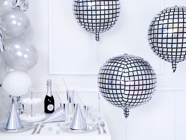 PartyDeco Disco Ball Legetøjsballon