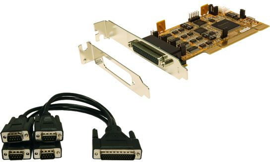 EXSYS EX-42374 nätverkskort/adapters Intern Serial
