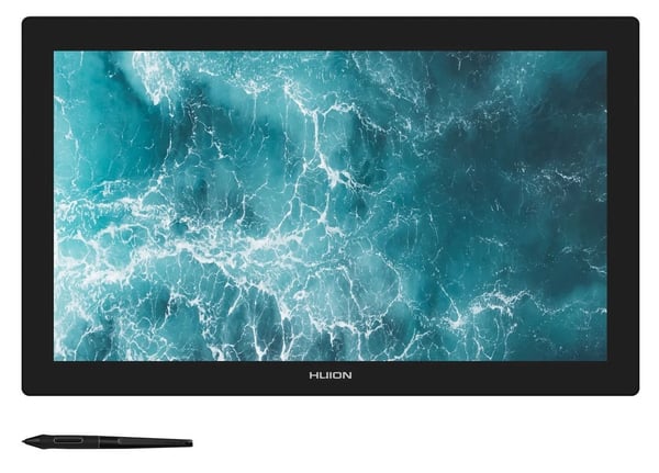 Pikkukuva 6 / 10: HUION PRO 24 4K piirtopöytä Musta 5080 lpi 527,04 x 296,46 mm USB