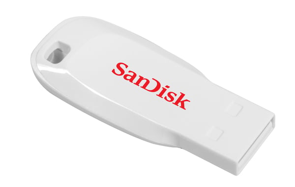 SanDisk Cruzer Blade USB-sticka 16 GB USB Type-A 2.0 Vit