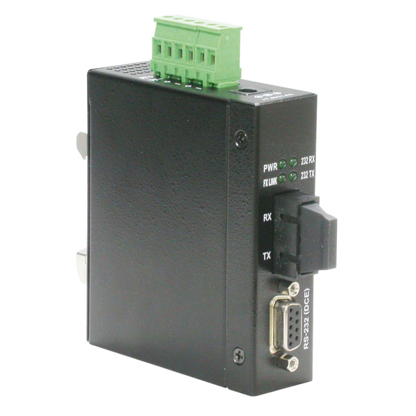ROLINE Industrial Converter RS232 - Multimode Optical Fiber, SC mediakonverterare för nätverk