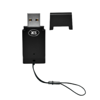 Miniatyrbillede 1 af 3: ACS ACR39T-A1 smartcard læser Indendørs/udendørs USB USB 2.0 Sort