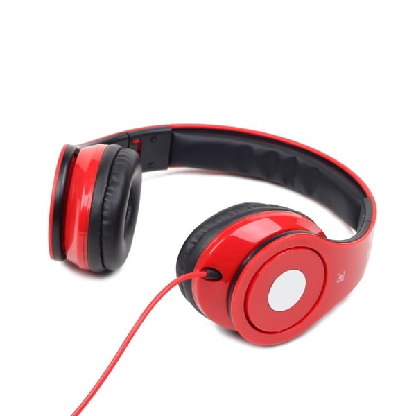 Miniatyrbillede 2 af 9: Gembird MHS-DTW-R hovedtelefoner/headset Ledningsført Opkald/musik Rød