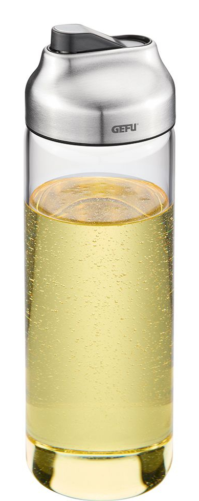 GEFU 33732 olie/eddike beholder 0,4 L Dåse Borosilikatglas, Plast, Silikone, Rustfrit stål Rustfrit stål