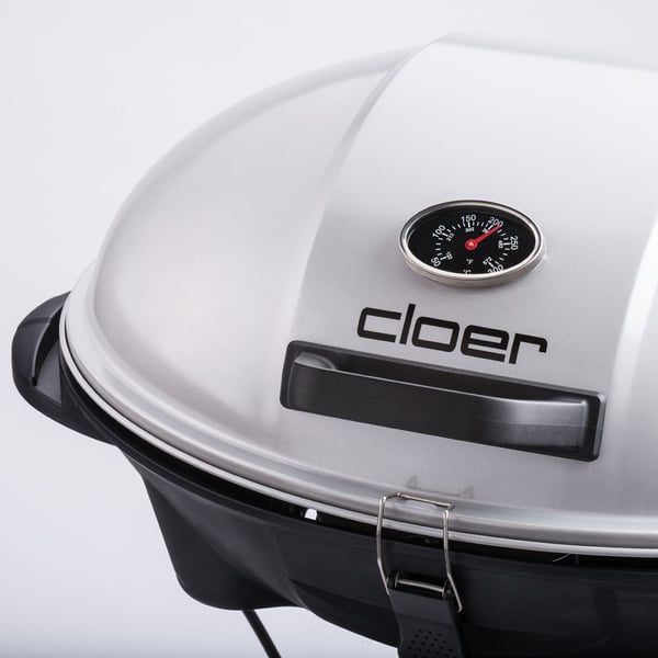 Miniatyrbillede 4 af 5: Cloer 6789 barbecue & grill Kamado barbecue/grill Kogeø Elektrisk Sort, Sølv 2400 W