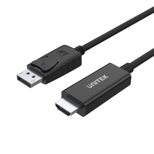 UNITEK Y-5118CA videokaapeli-adapteri 1,8 m HDMI-tyyppi A (vakio) DisplayPort Musta