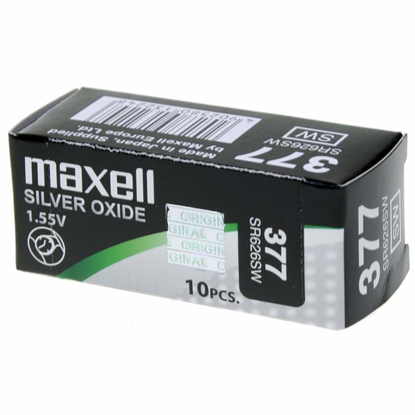 Miniatyrbillede 1 af 2: Maxell SR0626SW husholdningsbatteri Engangsbatteri SR66 Sølvoxid (S)