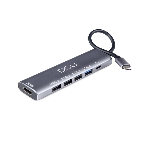Miniatyrbillede 1 af 6: DCU Advance Tecnologic 391168 interface hub 2 x USB 3.2 Gen 2 (3.1 Gen 2) Type-C 480 Mbit/s Grå
