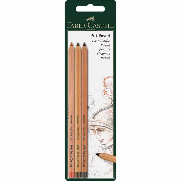 Faber-Castell 112797 värikynä Ruskea 3 kpl