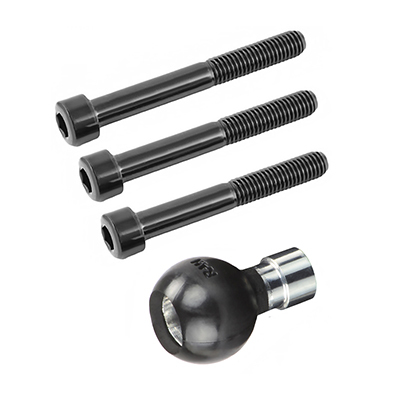 Miniatyrbillede 1 af 5: RAM Mounts RAM-B-367 monteringssæt Sort Aluminium