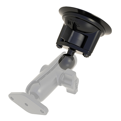 Miniatyrbillede 2 af 2: RAM Mounts RAM-B-224-1 monteringssæt Sort Aluminium, Sammensat