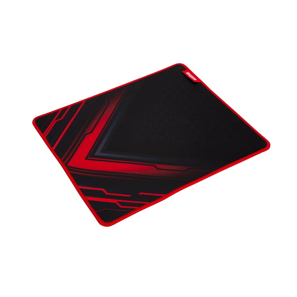 Marvo G49 Gaming Mouse Pad, Large 450x400x3mm, Soft Microfiber Surface for speed and control with Non-Slip Rubber Base and Stitched Edges, Black and Red Pelihiirimatto Musta, Punainen