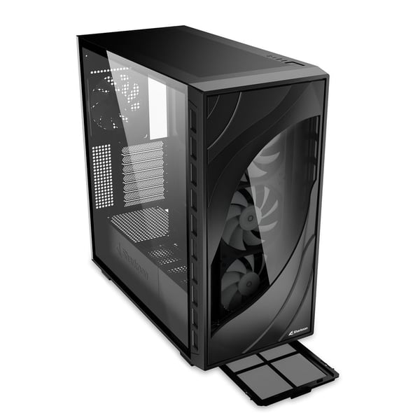 Sharkoon Kabinet Rebel C80G RGB ATX 1xGlas schwa - Midi/Minitower - ATX
