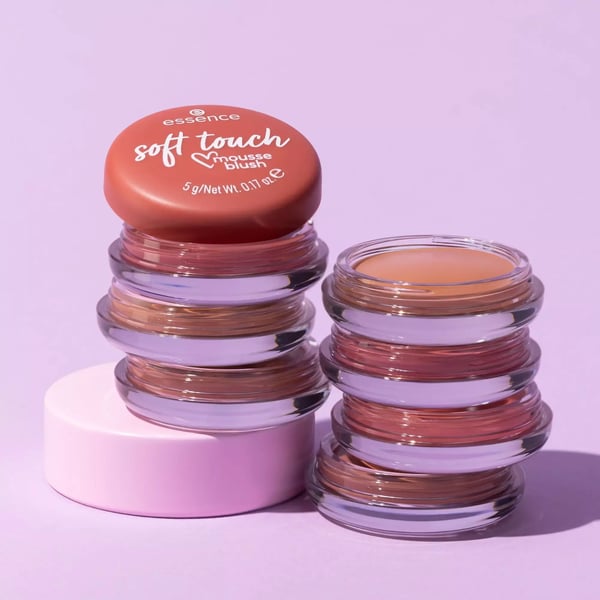 Miniatyrbild 4 av 7: Essence soft touch mousse rouge 5 g 40 Blushing Berry Kräm