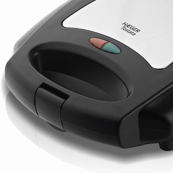 Haeger SM-75G.003A smörgåsgrill 750 W Svart, Stål