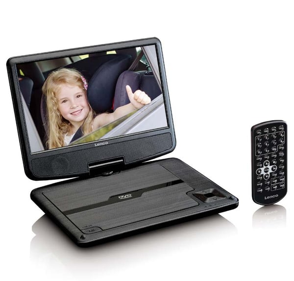 Miniatyrbild 1 av 4: Lenco DVP-901 Bärbar DVD-spelare Bordsskiva 22,9 cm (9") Svart