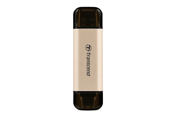 Transcend JetFlash 930C USB-nøgle 128 GB USB Type-A / USB Type-C 3.2 Gen 1 (3.1 Gen 1) Guld