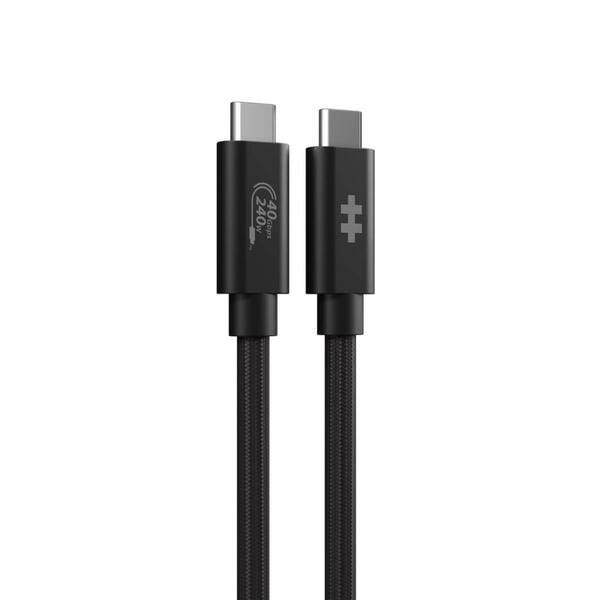 HYPER HyperDrive Next USB-kabel USB4 Gen 3x2 1,2 m USB C 40 Gbit/sek. 240 W Sort