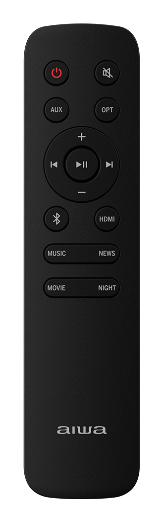 Miniatyrbillede 3 af 4: Aiwa HE-950BT SoundBar højttaler Sort 2.0 kanaler 60 W