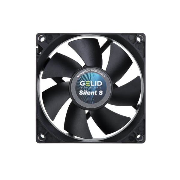 Gelid Solutions FN-PX08-16 Computerkølesystem Computerkabinet Luftkøler 8 cm Sort 1 stk