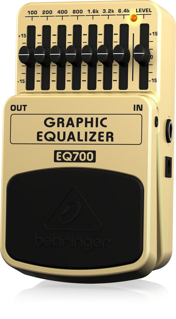Behringer EQ700 effekt pedal Udtrykspedal Sort, Gul