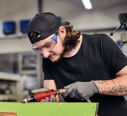 Einhell TC-PP 220 Rak minislipmaskin 22000 RPM Svart, Röd