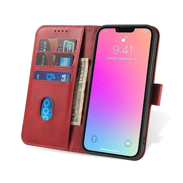 Miniatyrbillede 2 af 7: Hurtel 5907769351075 mobiltelefon etui 16,8 cm (6.6") Flipetui Rød