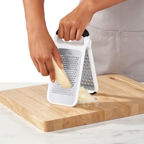 Miniatyrbillede 5 af 5: OXO 11216000 Fladt rivejern Sort, Rustfrit stål, Hvid