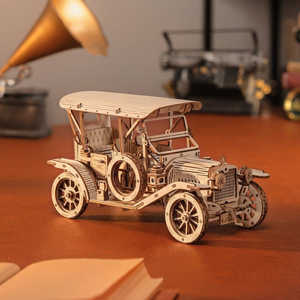 ROBOTIME Vintage Auto 3D-palapeli 298 kpl Muu