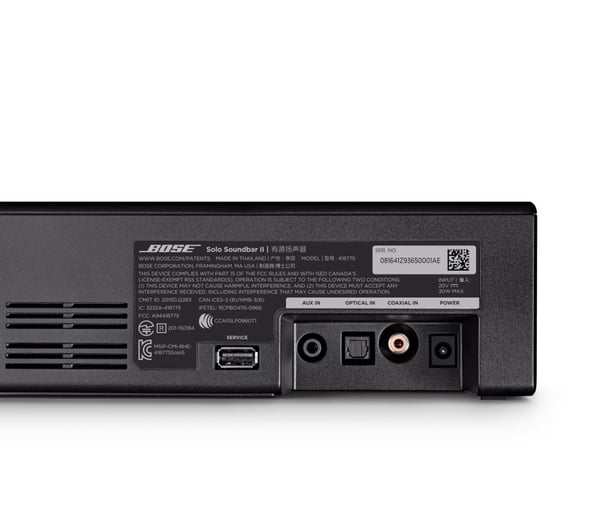 Miniatyrbild 2 av 5: Bose Solo Soundbar Series II Svart