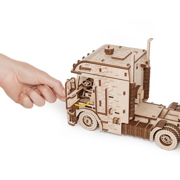 Eco Wood Art EWA Sattelschlepper Road King 3D1 3D puslespil 478 stk Køretøjer
