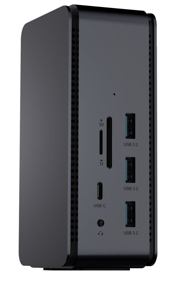 ProXtend DOCK2XUSB4 dockingstation Ledningsført USB4 Grå