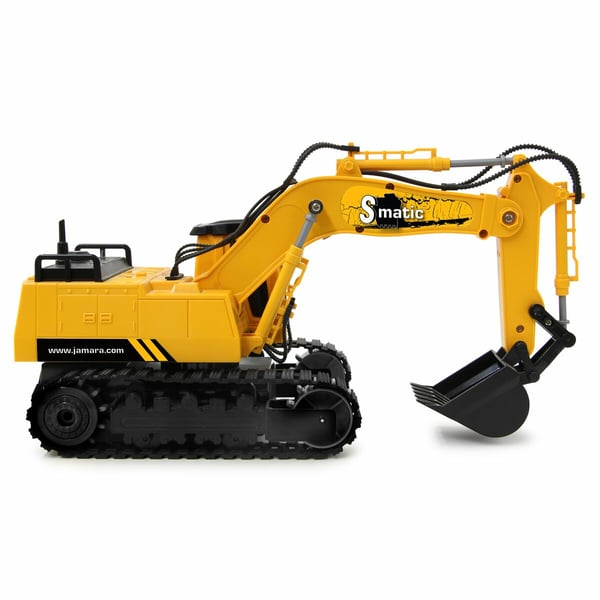 Miniatyrbild 6 av 14: Jamara Bagger S-Matic radiostyrd modell Grävmaskin Elmotor