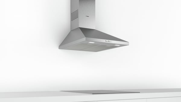 Bosch DWP66BC50 emhætte Vægmonteret Rustfrit stål 570 m³/t