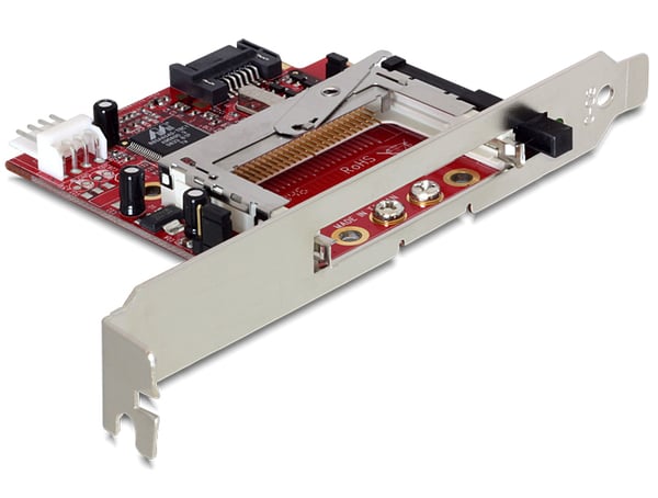 Miniatyrbild 6 av 6: DeLOCK SATA Card Reader kortläsare Svart