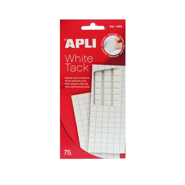 Miniatyrbild 1 av 2: APLI 11803 Häftstift Vit