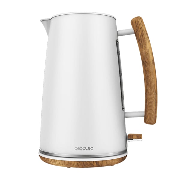 Cecotec 01480 vattenkokare 1,7 l 3000 W Brun, Vit