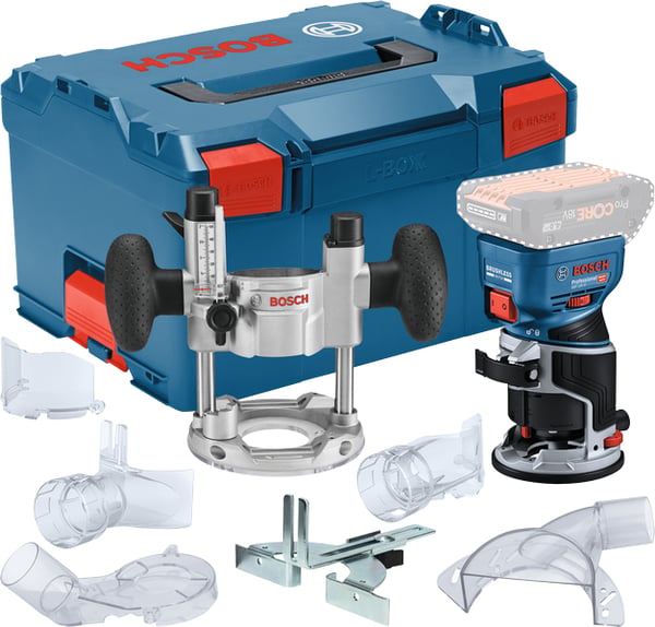Miniatyrbillede 1 af 15: Bosch GKF 18V-8 Sort, Blå 30000 rpm