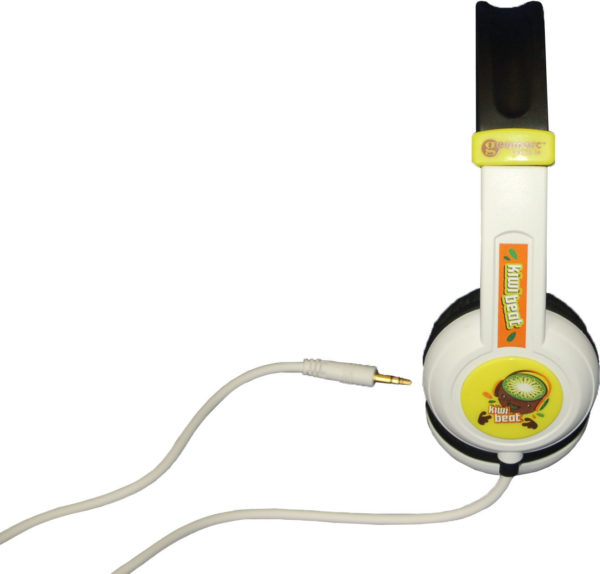 Geemarc Telecom Kiwibeat Music 101 Headset Ledningsført Musik Sort, Grøn, Hvid