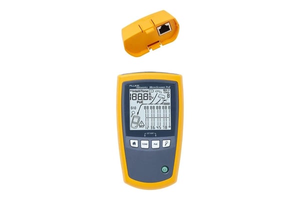 Pikkukuva 4 / 5: Fluke MicroScanner PoE PoE-testeri Sininen, Keltainen