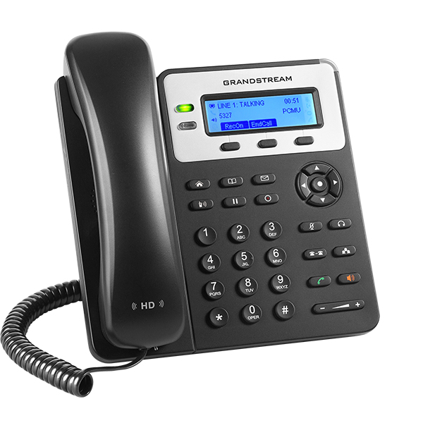 Miniatyrbild 3 av 4: Grandstream Networks GXP1625 IP-telefoner Svart 2 linjer LCD
