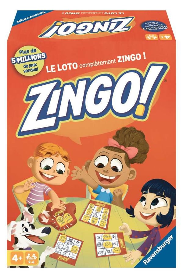 Ravensburger 22352 sällskapsspel Zingo! Brädspel