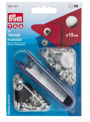 Miniatyrbillede 3 af 3: Prym 390321 knap fastgørelsesanordning