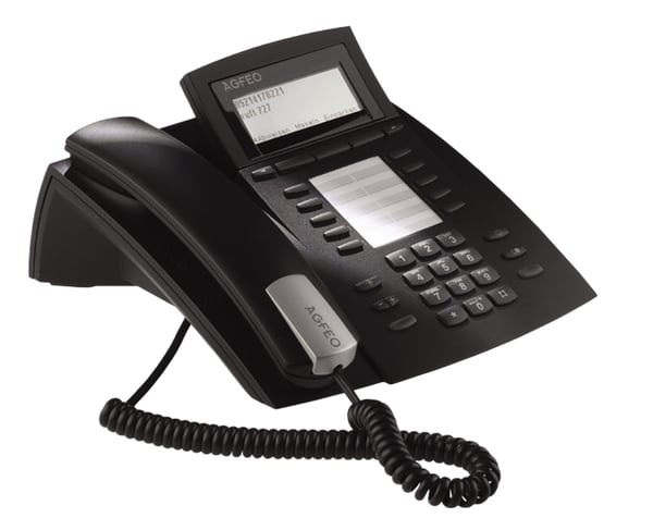 AGFEO ST 42 Analog telefon Nummervisning Sort AGFEO ST 42 Analog telefon Nummervisning Sort