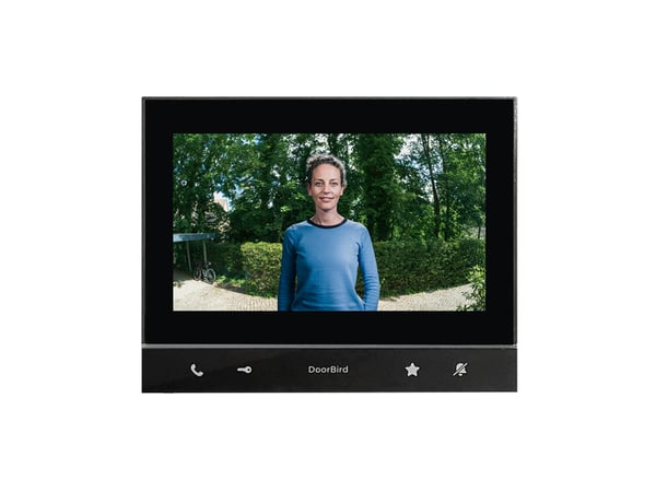 Miniatyrbillede 1 af 4: DoorBird A1103 video samtalesystem 17,8 cm (7") Sort